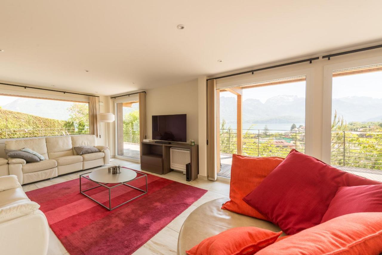Le Panoramic - Loft & Mainfloor Outstanding Lake View - Lla Selections By Location Lac Annecy Sévrier Kültér fotó